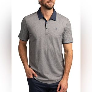 Travis Mathew The Scoop Short Sleeve Collared Pima Cotton Polo Shirt Size XXXL